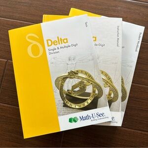 Math U See Delta Level Math Textbook Set